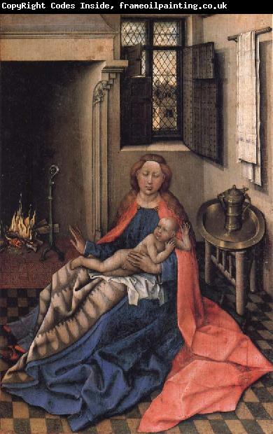 Robert Campin Virgin and Child at the Fireside